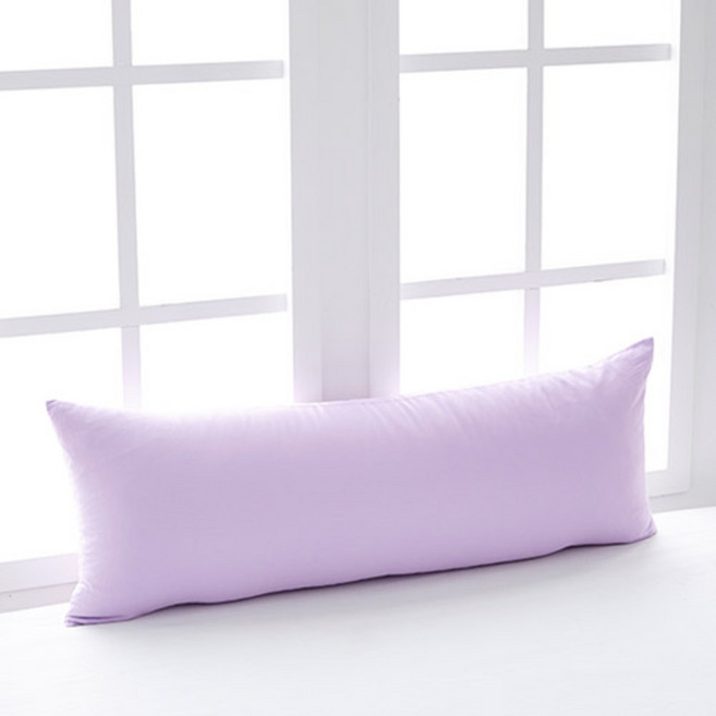 아임리빙 순면 솔리드 다용도 바디필로우 솜포함, 라벤더