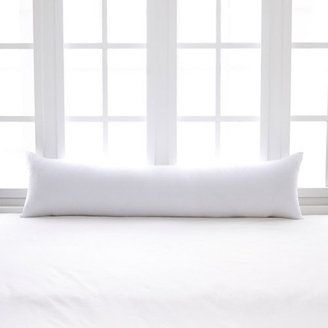 아임리빙 순면 솔리드 다용도 바디필로우 솜포함, 화이트