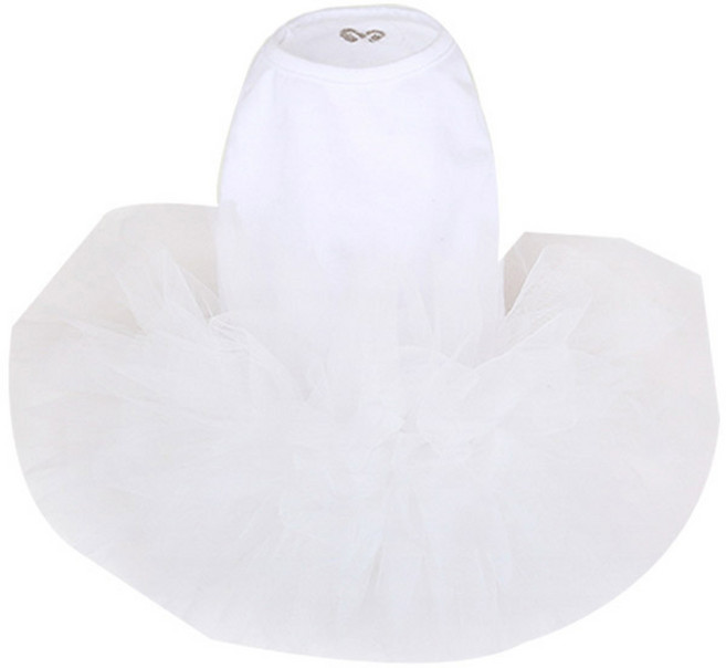 퍼피엔젤 반려동물용 에브리데이 튜튜 드레스, 2 IVORY, 1개