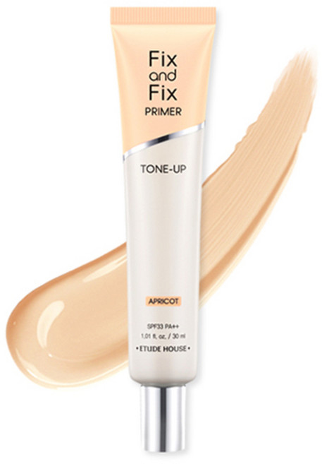 에뛰드하우스 픽스 앤 픽스 톤업 프라이머 SPF33/PA++ 30ml, 애프리콧, 1개