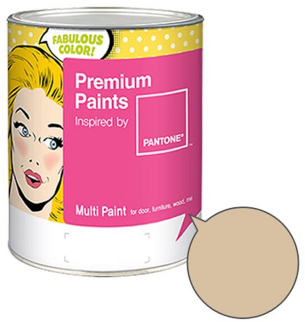 노루페인트 팬톤 멀티 에그쉘광 페인트, 세몰리나, 1L, 1개