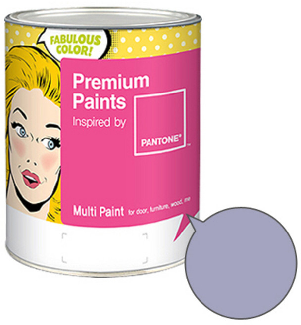 노루페인트 팬톤 멀티 에그쉘광 페인트, 랭귀드라벤더 (15-3910), 1L, 1개