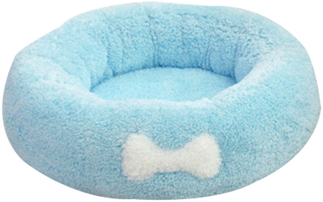 아페토 반려견 쿨 도넛방석 세트 도넛방석 + 솜 쿠션 + 쿨 방석, 블루, 1개