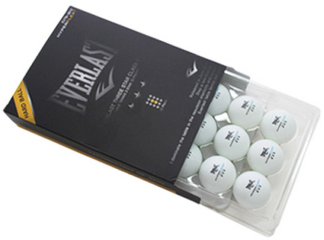 에버라스트 3성 탁구공, 12개입, 1개, 화이트