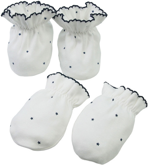 베이비베어 유아용 스타 손싸개 + 발싸개 2종 세트