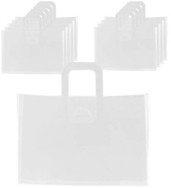 PP 쇼핑백, 반투명, 10개