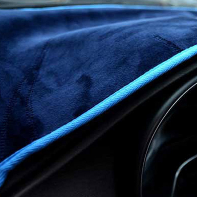 어바인 클래스 벨벳 미드나잇 블루 논슬립 대쉬보드커버 현대, 제네시스(14~15년) (센터 유,HUD 무), 블루 + 스카이