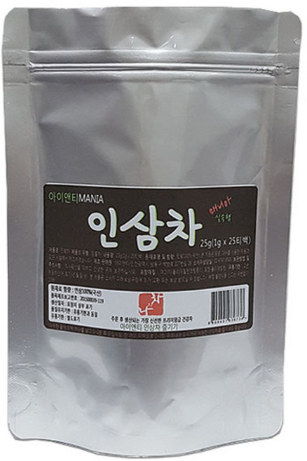 아이앤티 인삼차 25g, 25개입