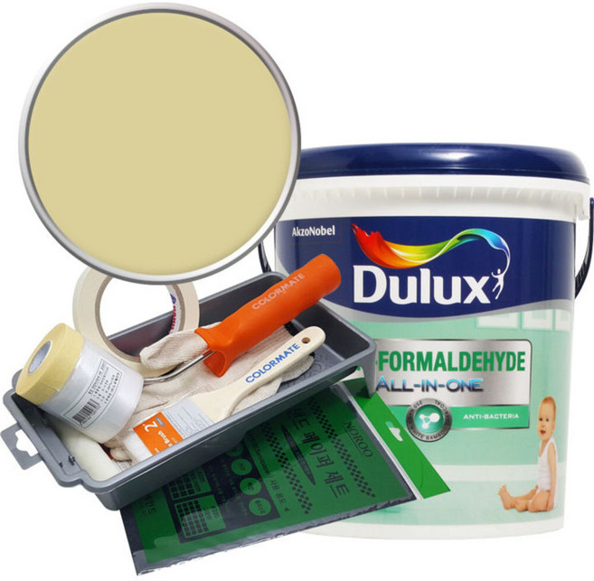 듀럭스 안티 포름알데히드 페인트 1L세트, Spring Willow, 1L