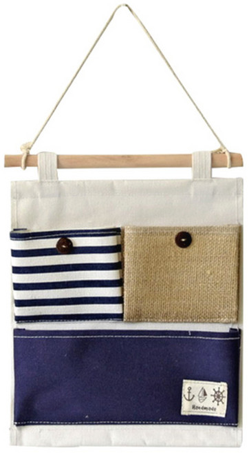 더자카 스트라이프 3칸 벽걸이 정리함, Y393ZHSW048