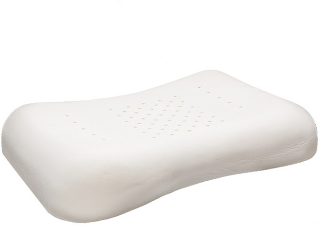 아카시아 프리미엄 라텍스 베개 땅콩형 + 속커버, 화이트, 1개