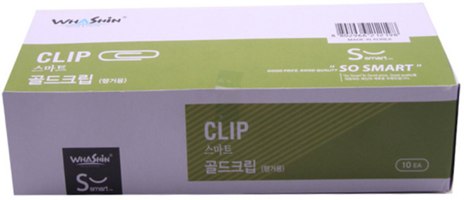 화신공업 행거용 크립 골드, 10개입, 1개