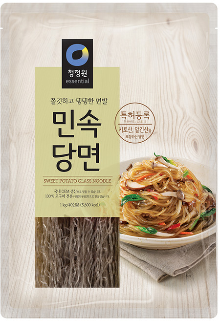 청정원 민속 당면, 1kg, 1개