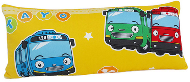 시은데코 타요 씽씽 베개커버 30 × 70 cm, 옐로우, 1개