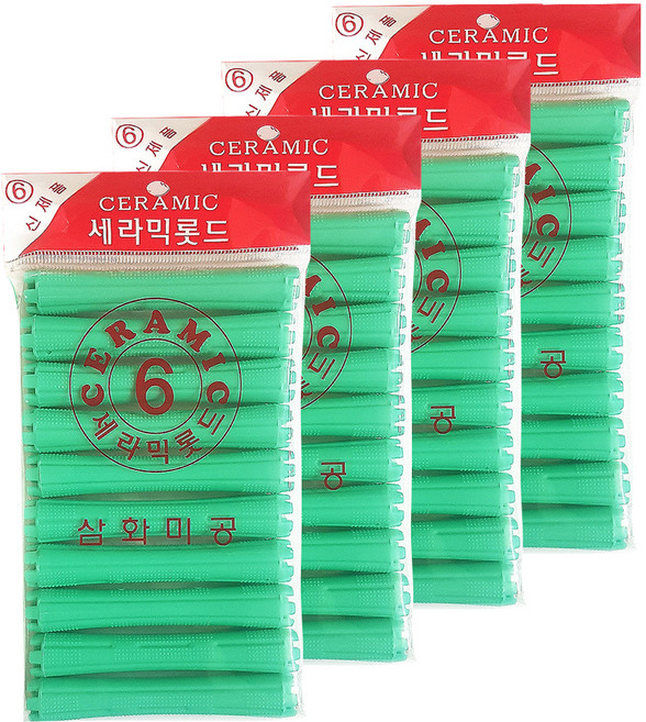 삼화미공 세라믹 파마롯드 6호 10p, 4개