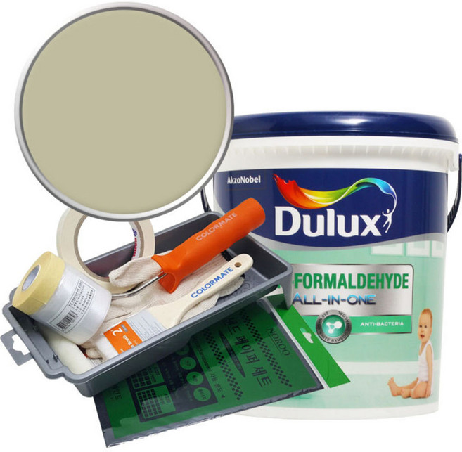 듀럭스 안티 포름알데히드 페인트 1L세트, Woodland Mystery, 1L