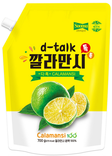 더순수 D-톡 깔라만시 원액, 700g, 1개