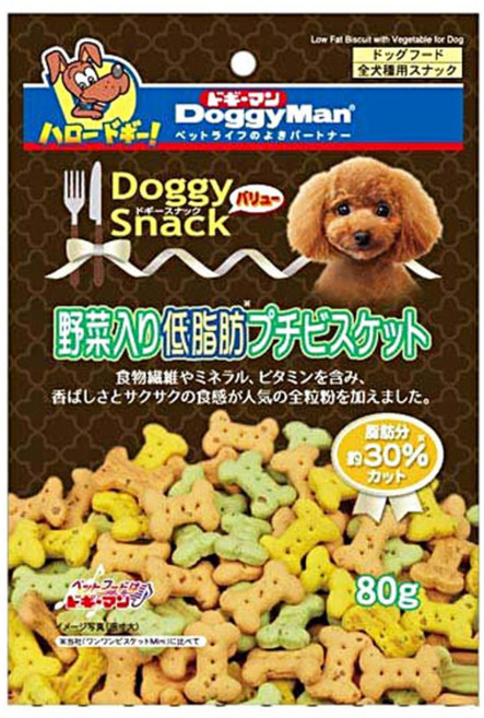 도기맨 스낵밸류 야채첨가 저지방 반려견 비스켓, 야채, 1개
