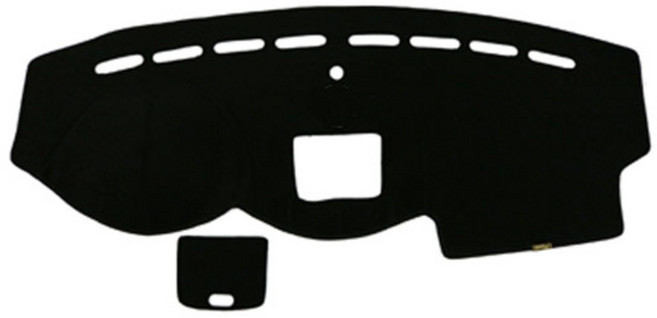 블랙라벨 쉐보레 논슬립 대쉬보드커버 펠트 라텍스, 캡티바(센터 무), (상단수납), 블랙 + 블랙