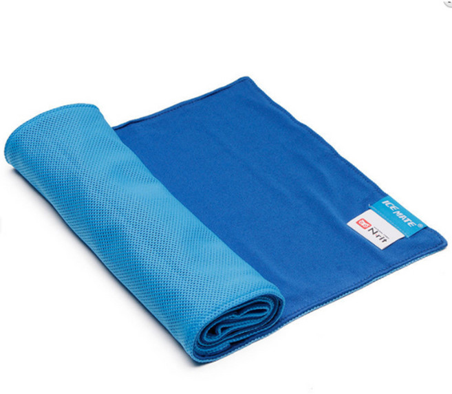 엔릿 아이스 메이트 쿨타올 더블, 블루 + 빅토리아블루, 1개