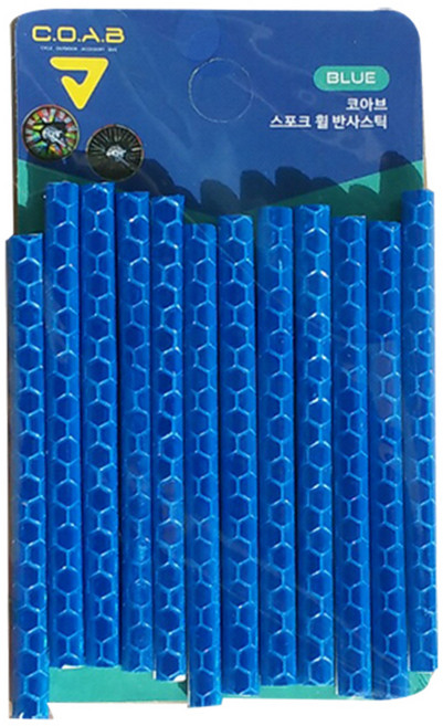 코아브 스포크 휠 반사스틱 12p, BLUE, 1개