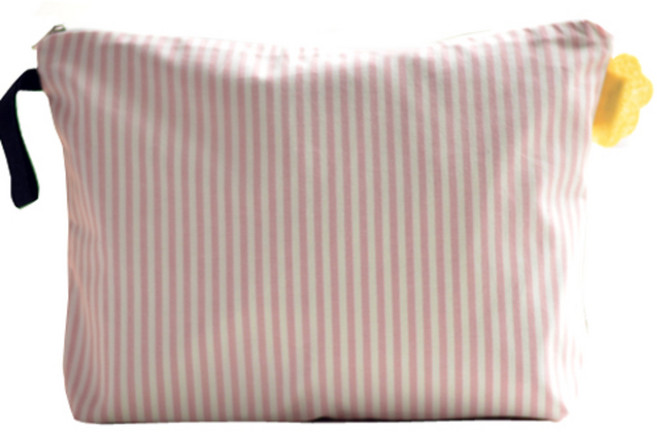 세맘스 방수 기저귀 파우치, 스트라이프핑크