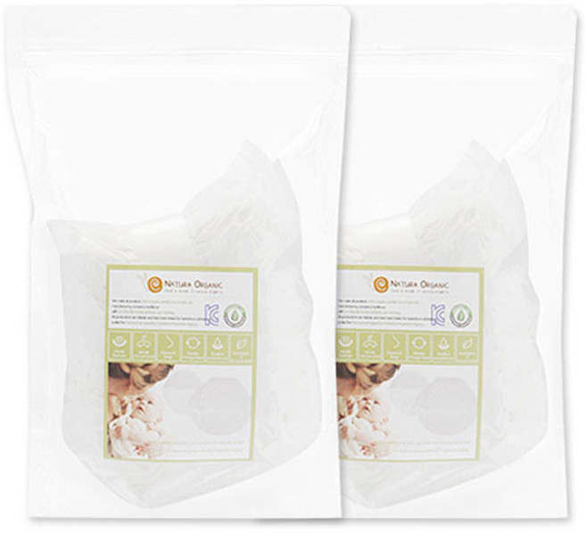 네츄라오가닉 코튼 일회용 수유패드, 30개입, 2개