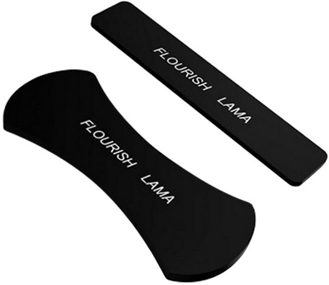 영그린 흡착력 초강력 젤패드 네모 + 부메랑, 블랙, 1세트