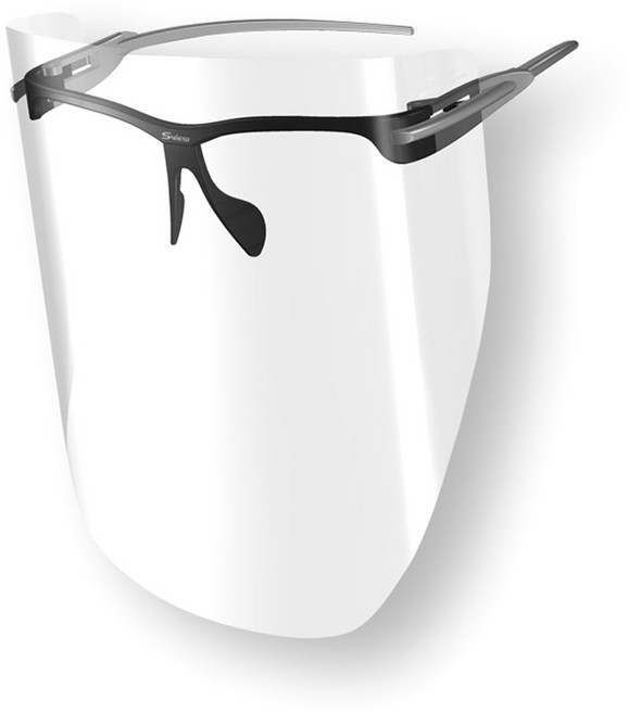 에스뷰 투명 안면보호 위생마스크 SHM-SG, 1개입, 1개