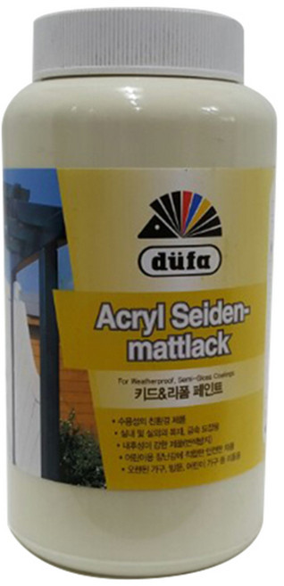 dufa 키드 & 리폼페인트, 펄화이트, 750ml, 1개