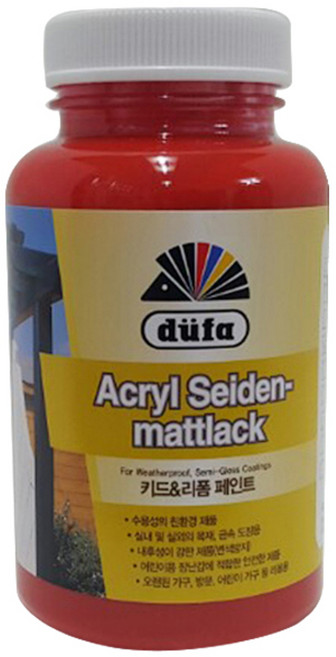 dufa 키드 & 리폼페인트, 레드, 250ml, 1개