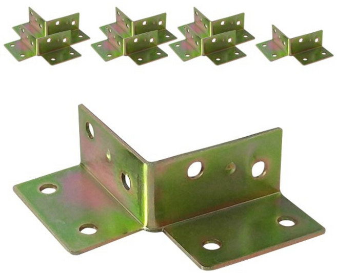 철물코리아 C03 철물 코너양날개 2p, 4개입