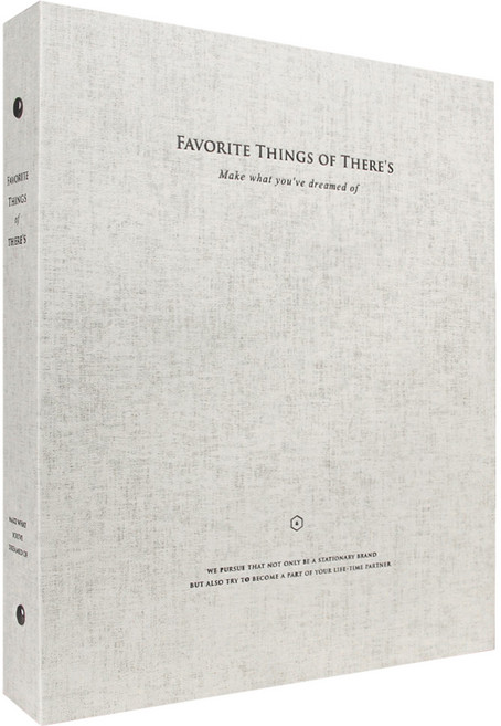 데얼스 데일리 바인더 백지접착 앨범, 오트밀, 25매