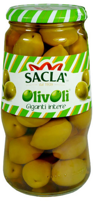 사클라 자이언트 그린 올리브 절임, 560g, 1개
