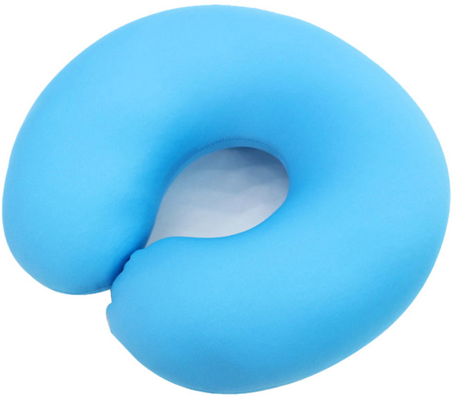 소프트 비즈 목쿠션, 블루