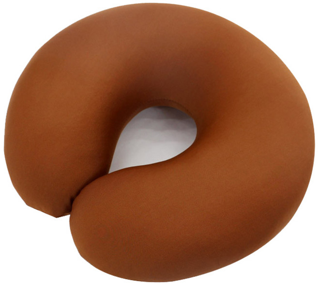 소프트 비즈 목쿠션, 브라운