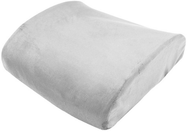 조아홈리빙 메모리폼 허리쿠션, 그레이