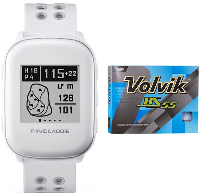 파인캐디 M300 골프거리측정기 + 골프공, 화이트, 1세트