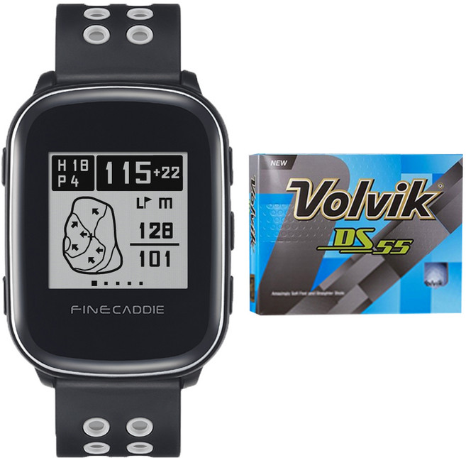 파인캐디 M300 골프거리측정기 + 골프공, 블랙, 1세트