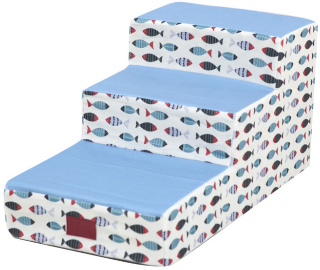 레드퍼피 갤러리 피쉬 펫스텝, 피쉬 블루, 1개