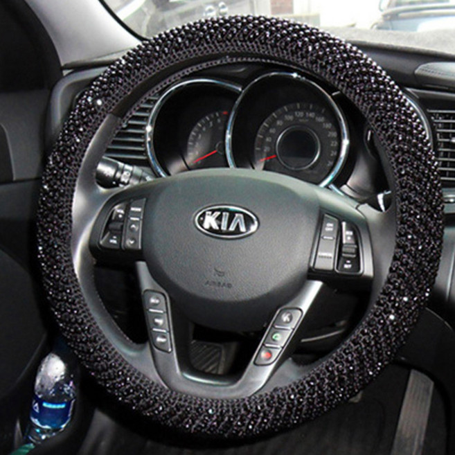 유비코리아 꼼빠니스 크리스탈 핸들커버, 블랙