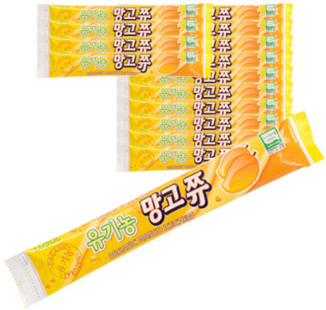 루솔 유기농 망고쮸 혼합음료 30g, 망고, 15개