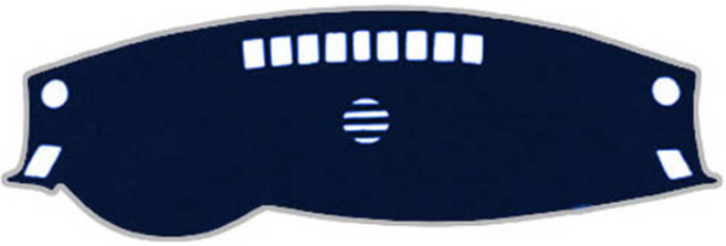 블루코드 벨벳 자동차 대쉬보드 커버 + 더스트백, 현대 제네시스 (14~15년) 센터 유/HUD 무, 미드나잇 블루 + 화이트