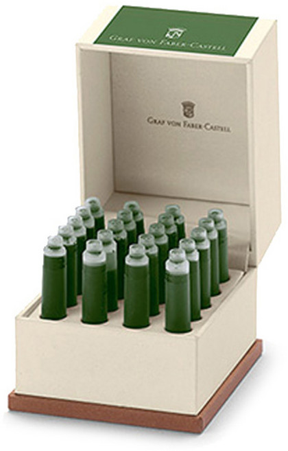 그라폰파버카스텔 잉크 카트리지, 모스그린, 20개