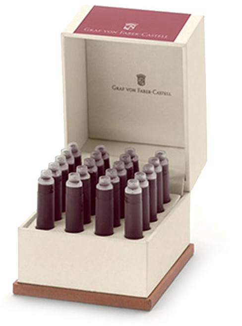 그라폰파버카스텔 잉크 카트리지, 가넷레드, 20개