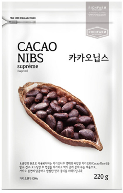 리치팜너트 카카오닙스, 220g, 1개
