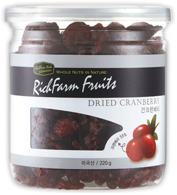 리치팜너트 건크렌베리, 220g, 1개
