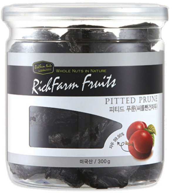 리치팜너트 씨를뺀건자두, 300g, 1개