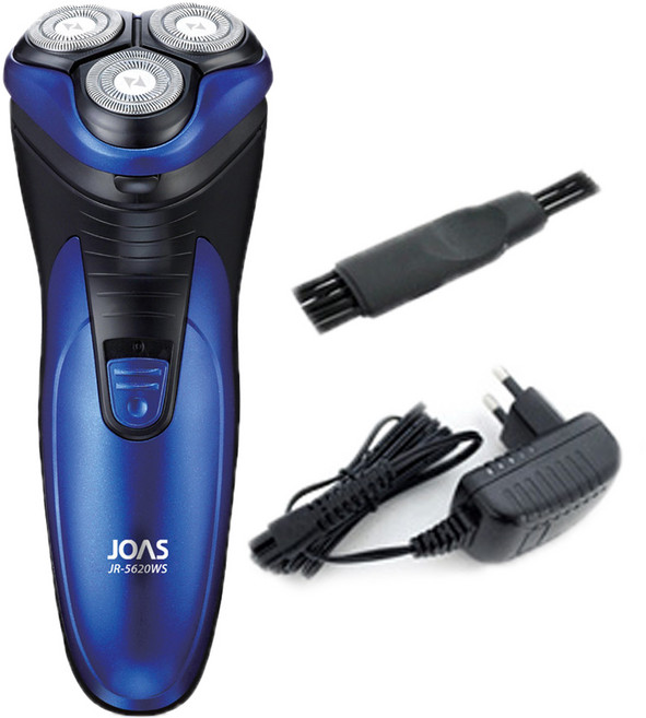 조아스 3중 회전식 전기면도기, JR-5620WS, 블루