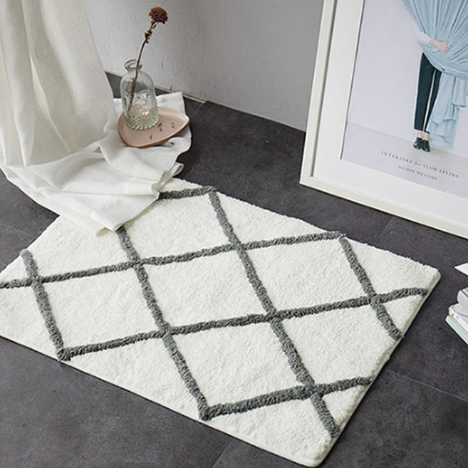 쉬즈홈 커빈 자카드 발매트, 아이보리